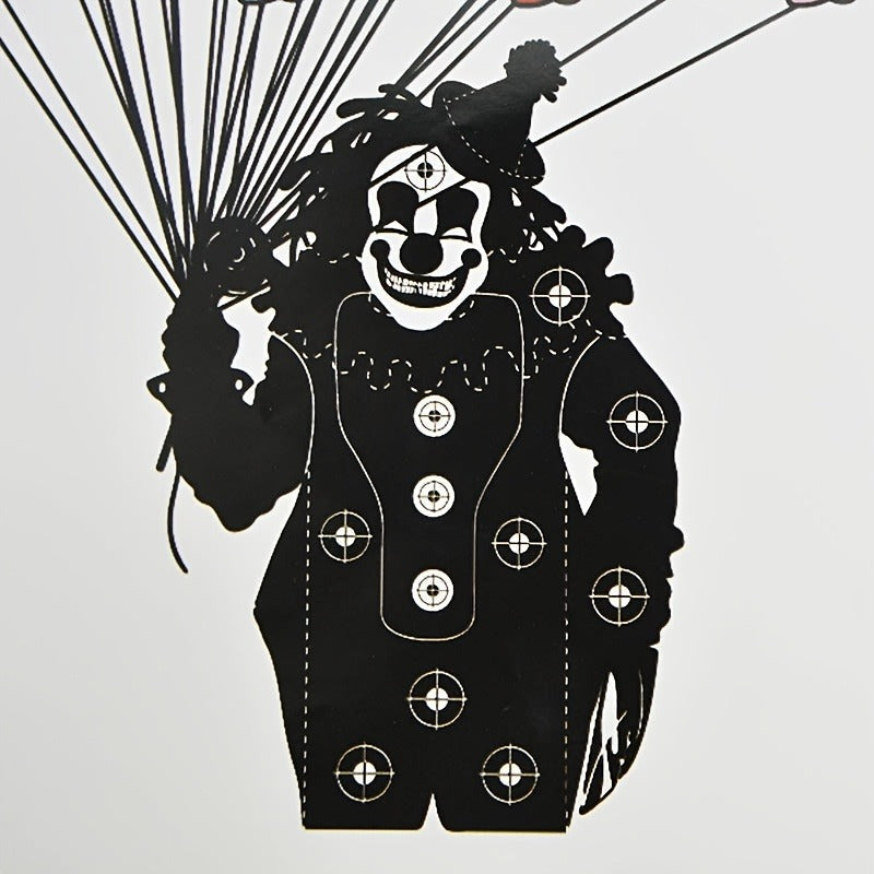 Shooting Target Paper 10 Pack 45x32cm Large Glossy, Archery Targets for Shooting Practice Accuracy Training, Skeleton Balloon Human Silhouette Target Sheets for Gun Bow Slingshot Range Outdoor Use