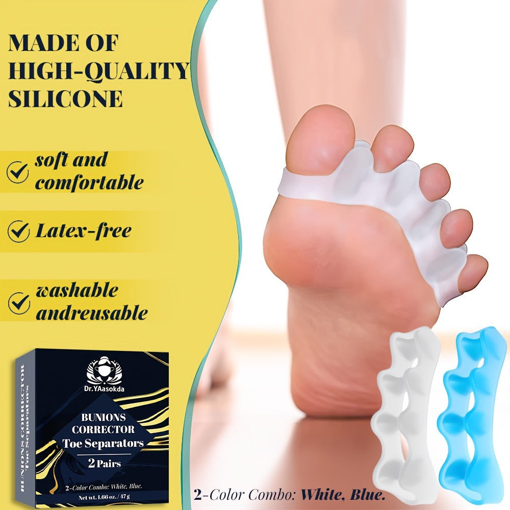 Bunion Corrector Support Sleeve - Soft Fabric Toe Alignment Brace for Hallux Valgus Relief, Natural Toe Positioning, Comfortable All-Day Wear with Most Footwear, Lightweight & Non-Restrictive