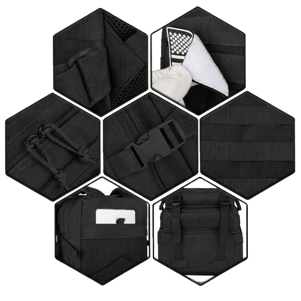 Tactical Backpack 45L – Military Rucksack for Men Women Hiking Camping Emergency 3-Day Bug Out Bag