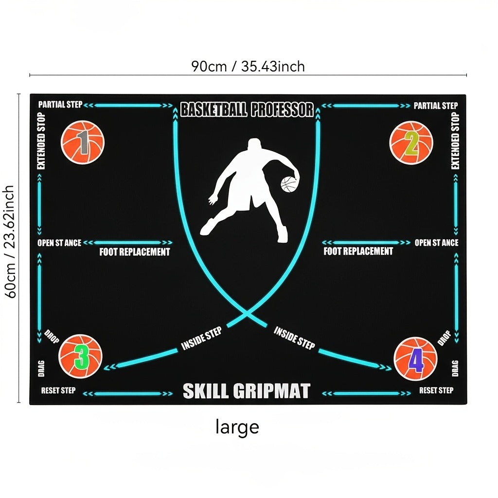 Basketball Footwork Training Mat, Anti-Slip & Step Guidance