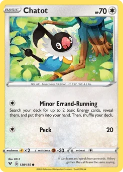 Chatot (139/185) [Sword & Shield: Vivid Voltage]