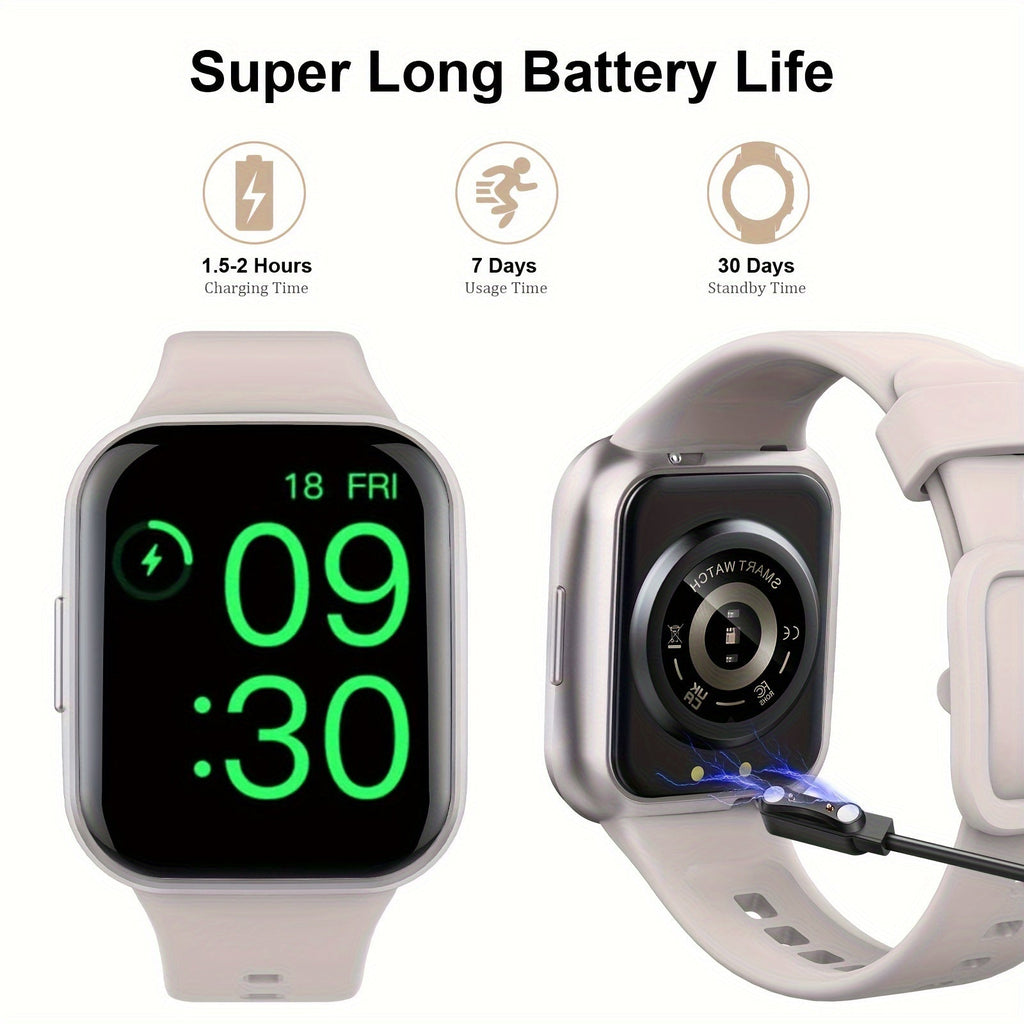 Fitness Tracker Smartwatch – 1.69" HD Screen, 25 Sports Modes, IP68