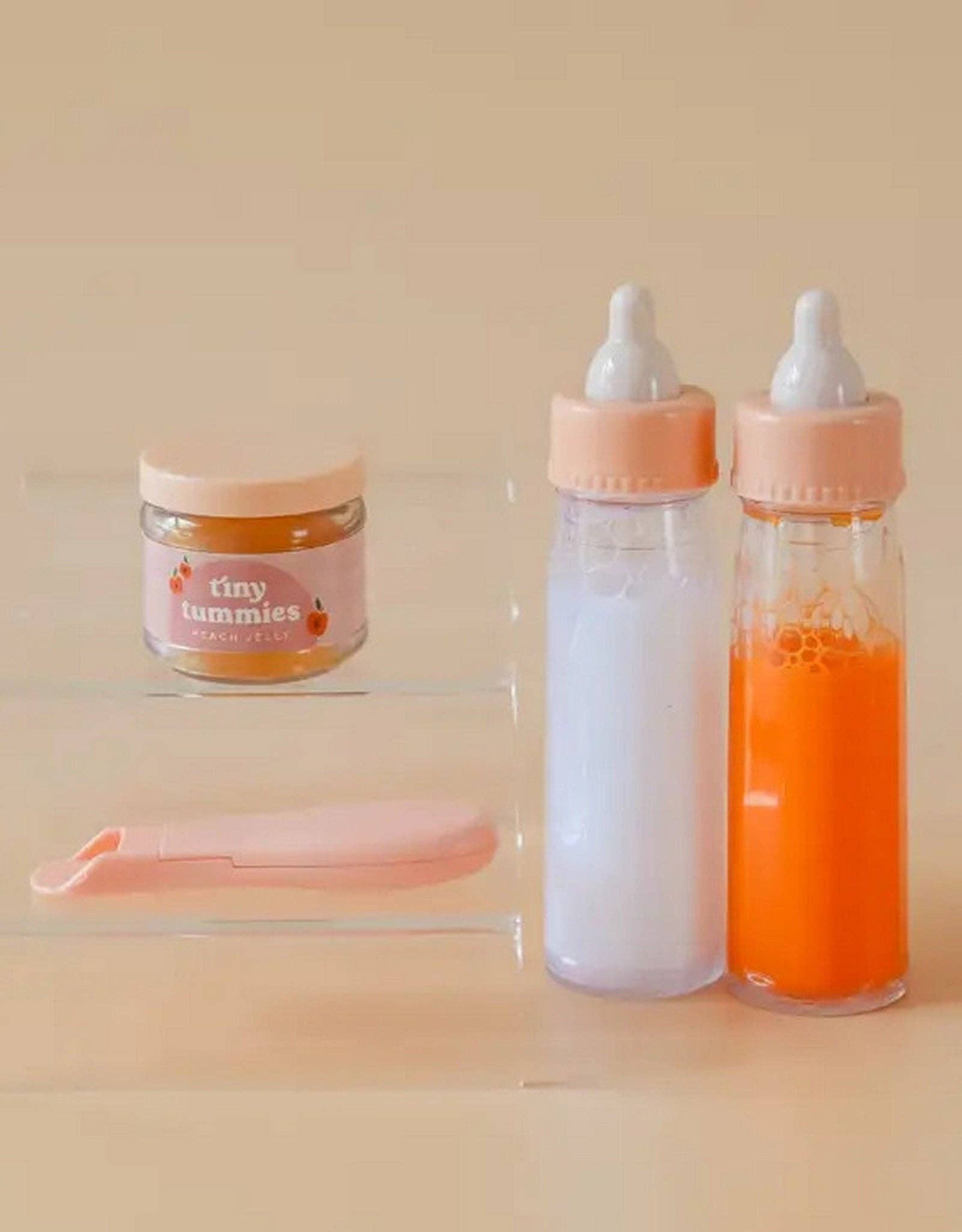 Tiny Tummies - Bottled Milk and Juice Set For Dolls