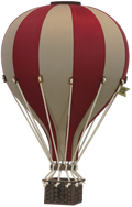 Hot Air Balloon - Burgundy