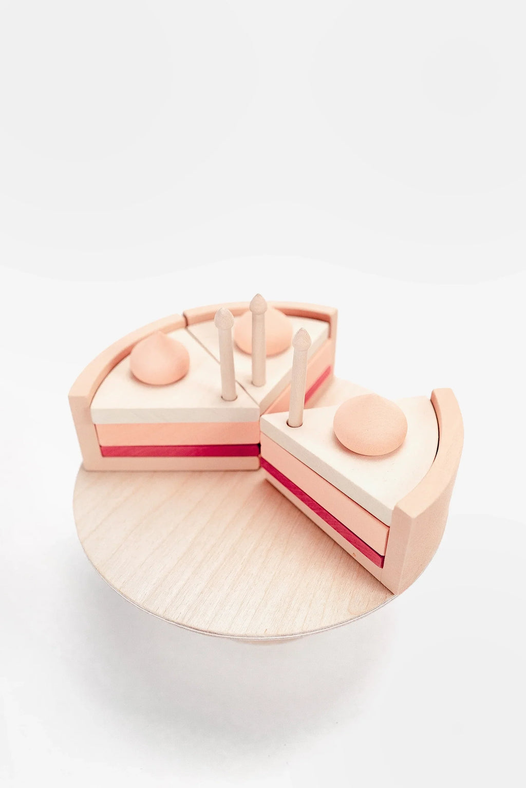 Sabo Concept Handmade Strawberry Layer Cake On A Stand