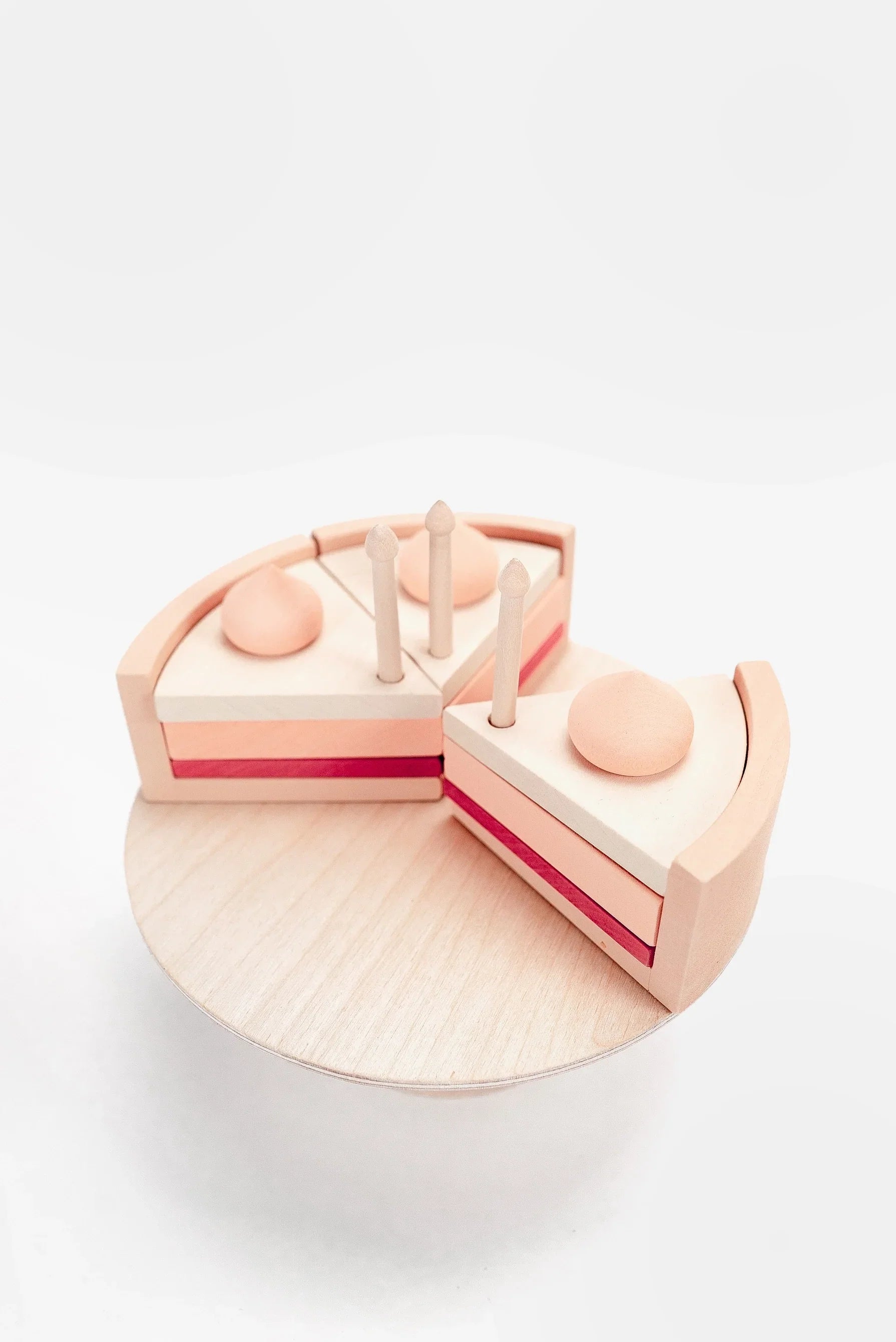 Sabo Concept Handmade Strawberry Layer Cake On A Stand