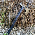 Camping Hatchet Axe with Saw – Tactical Survival Axe for Firewood Chopping, Logging & Hiking | Protective Cover Included