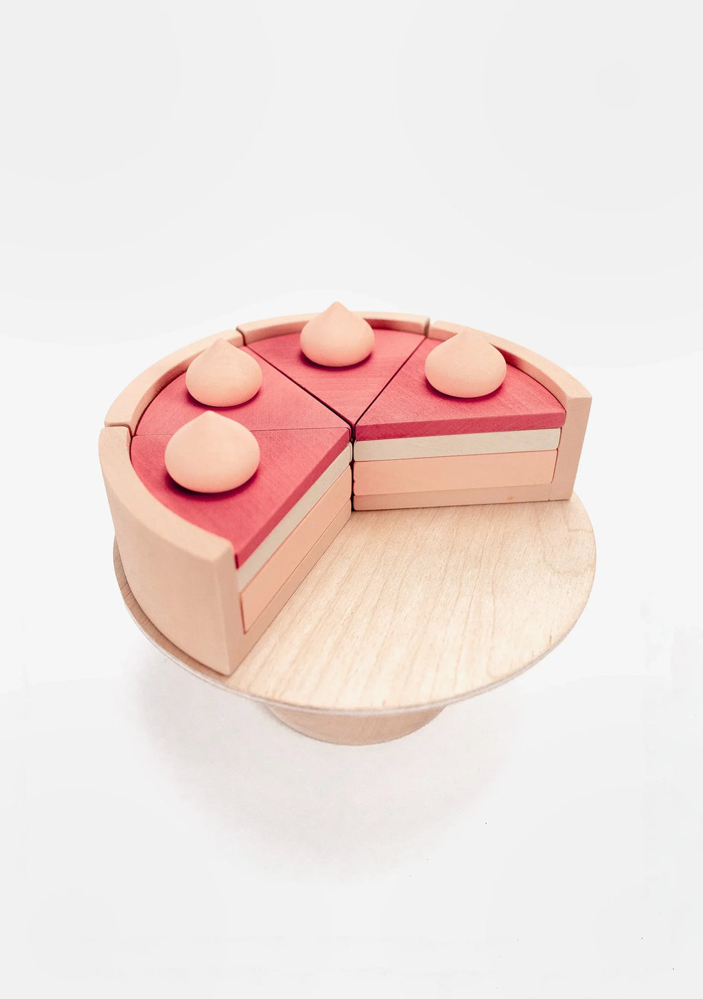 Sabo Concept Handmade Strawberry Layer Cake On A Stand
