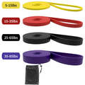 TPE Resistance Band Set with Storage Bag – Pull Up Assist, Stackable Medium Tension Bands for Muscle Training, Workout & Fitness Shaping for Gym, Home & Outdoor