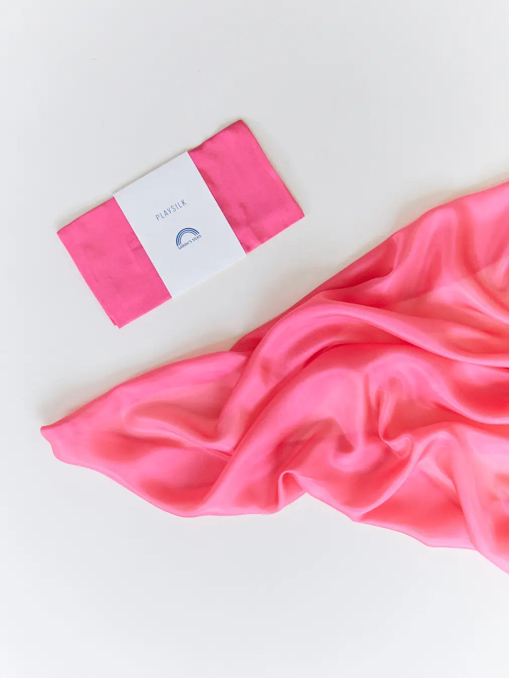 Sarah's Silks Solid Color Playsilk - Rose