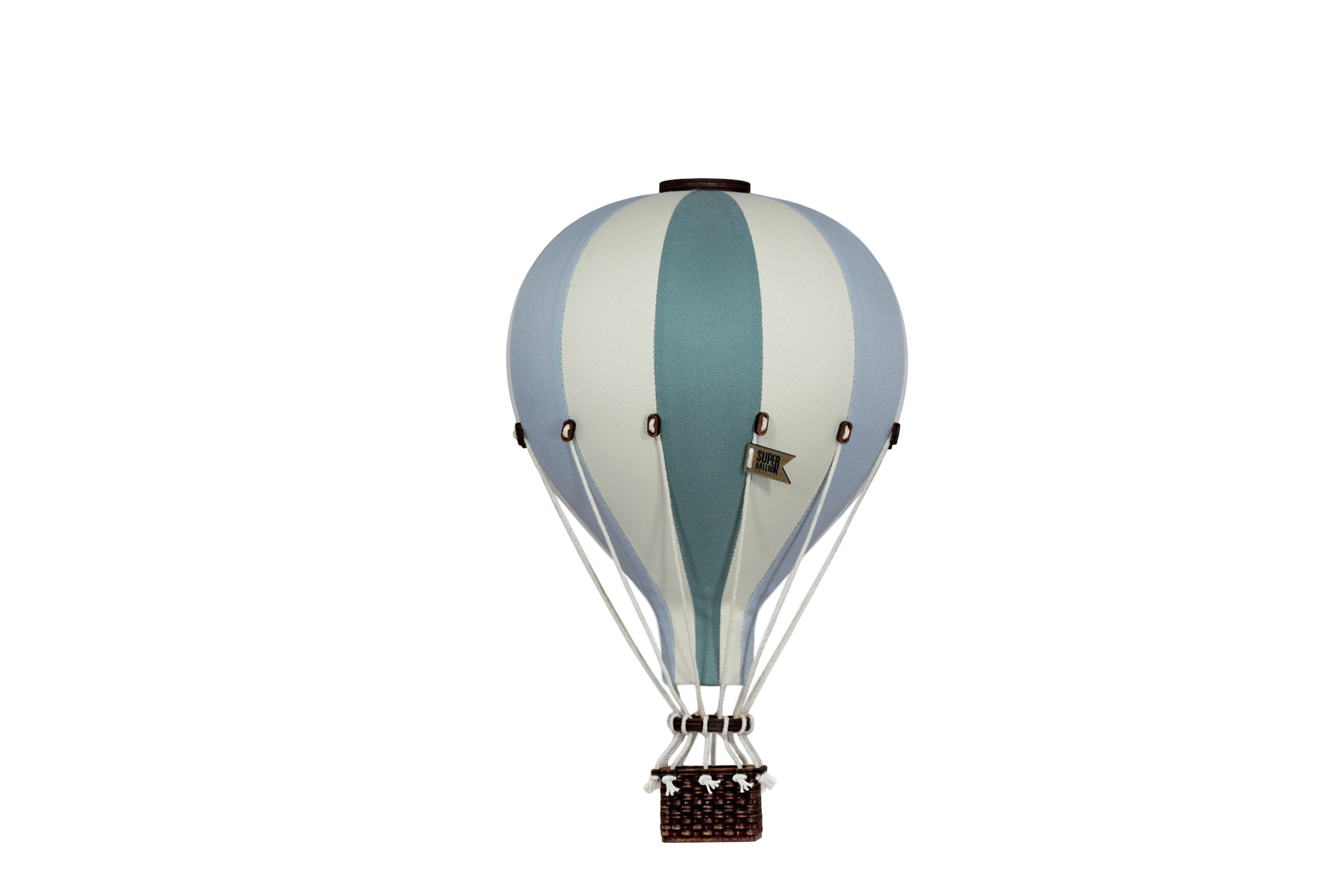 Hot Air Balloon - Mint Green and Grey