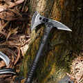Survival Hatchet Camping Axe Multitool Folding Axe with Hammer Magnesium Fire Starter Flint Rod Emergency Breaching Tool for Camping Hiking Off-Road Outdoor Adventures Multiple Styles