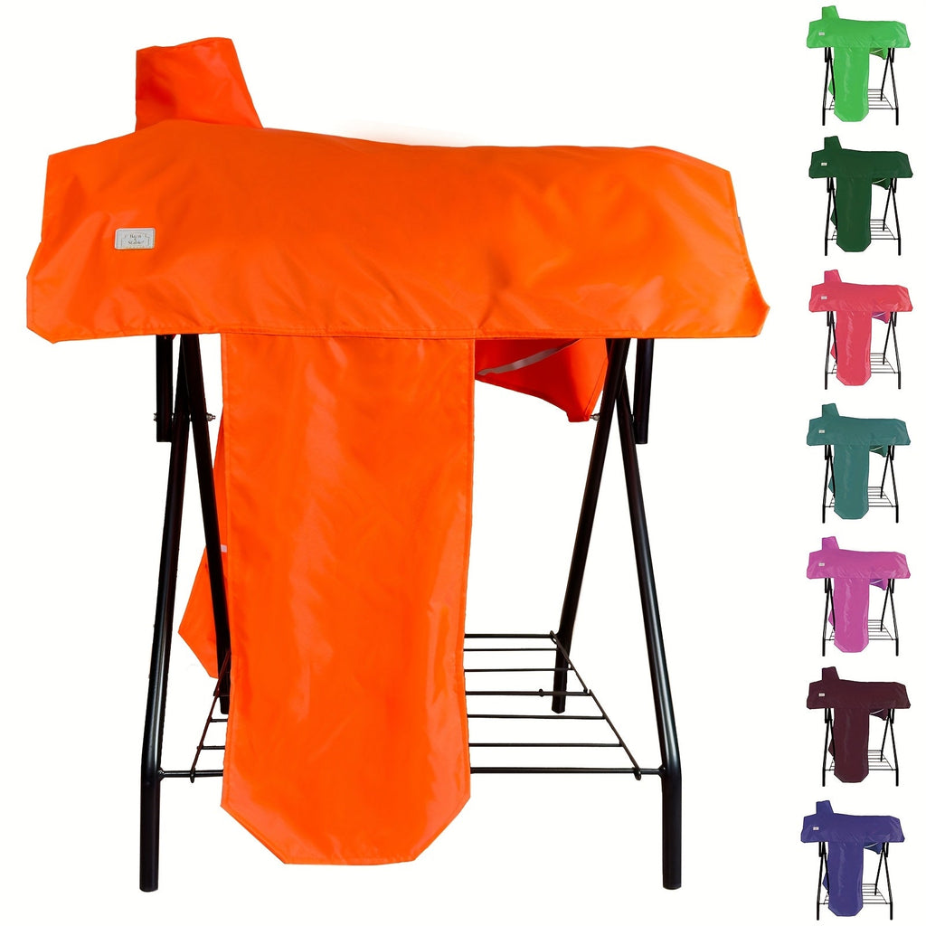 Waterproof Horse Saddle Cover 420D Oxford 6 Elastic Straps