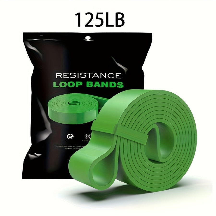 Resistance Bands Set 4-Pack – TPE Pull-Up Assist Bands 15-125 lbs, Multi-Functional Exercise Loop Bands for Muscle Training, Yoga, Body Shaping, Stretching & Home Gym Workouts, Unisex Fitness Gift