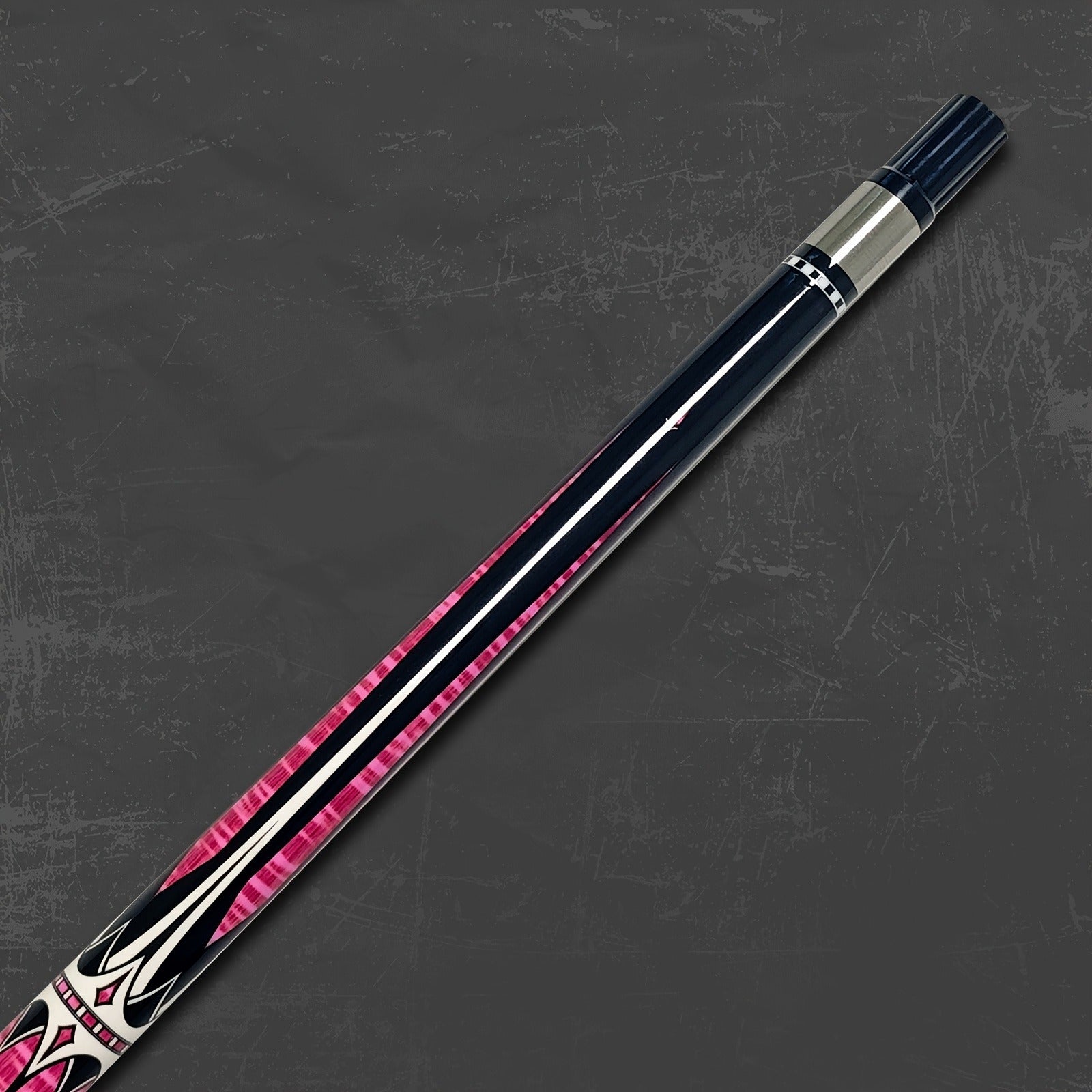 2-Piece Carbon Fiber Billiard Cue – Unisex Pool & Snooker Cue Stick, Low Deflection, Pink or Blue – Perfect Gift for Dad, Husband & Snooker Enthusiasts, Christmas & Holiday Gift
