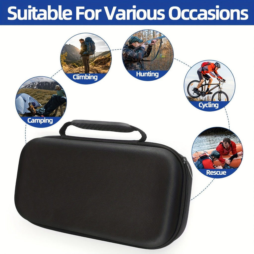 Hard Shell Walkie Talkie Case for Baofeng UV-5R BF-F8HP UV-82 UV-S9 Plus BF-888S GM-15 Pro – Handheld Ham Radio Hard Storage Carrying Bag with Soft Lining for Radio & Accessories
