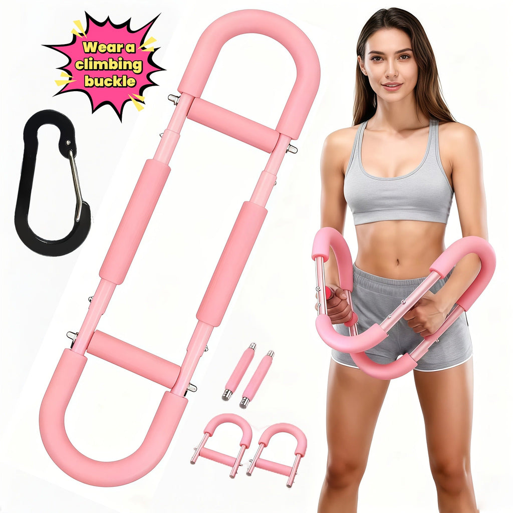 Spring Chest Expander Bar – Adjustable Arm & Tricep Trainer