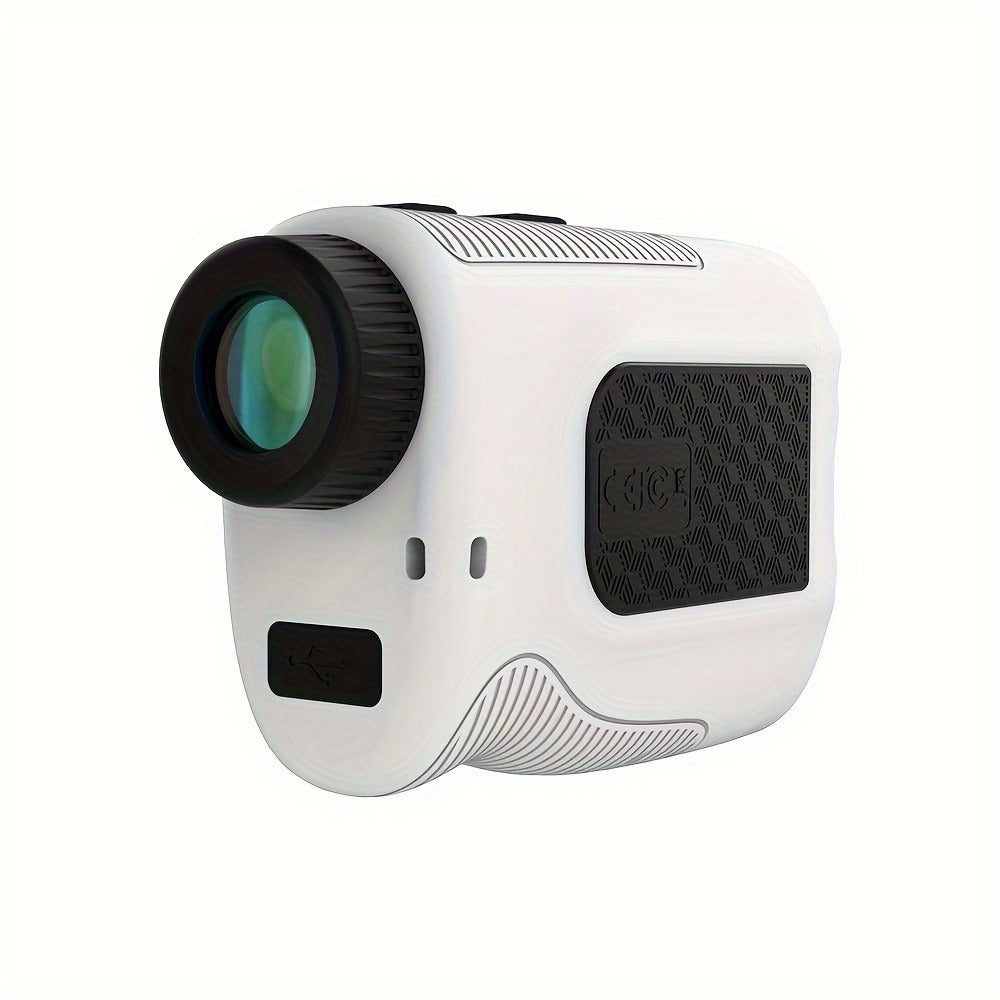 Slope Switch Golf Rangefinder 1000 Yard | 6x Magnification Laser Rangefinder with Flag Lock Vibration, Slope Compensation & Magnetic Strip – Rechargeable Monocular for Golfers