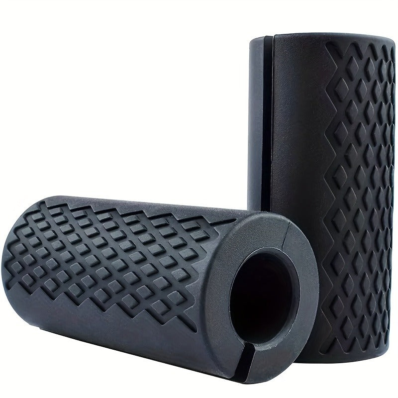 Rubber Dumbbell Grip Strengtheners 2pcs - Barbell Add-On