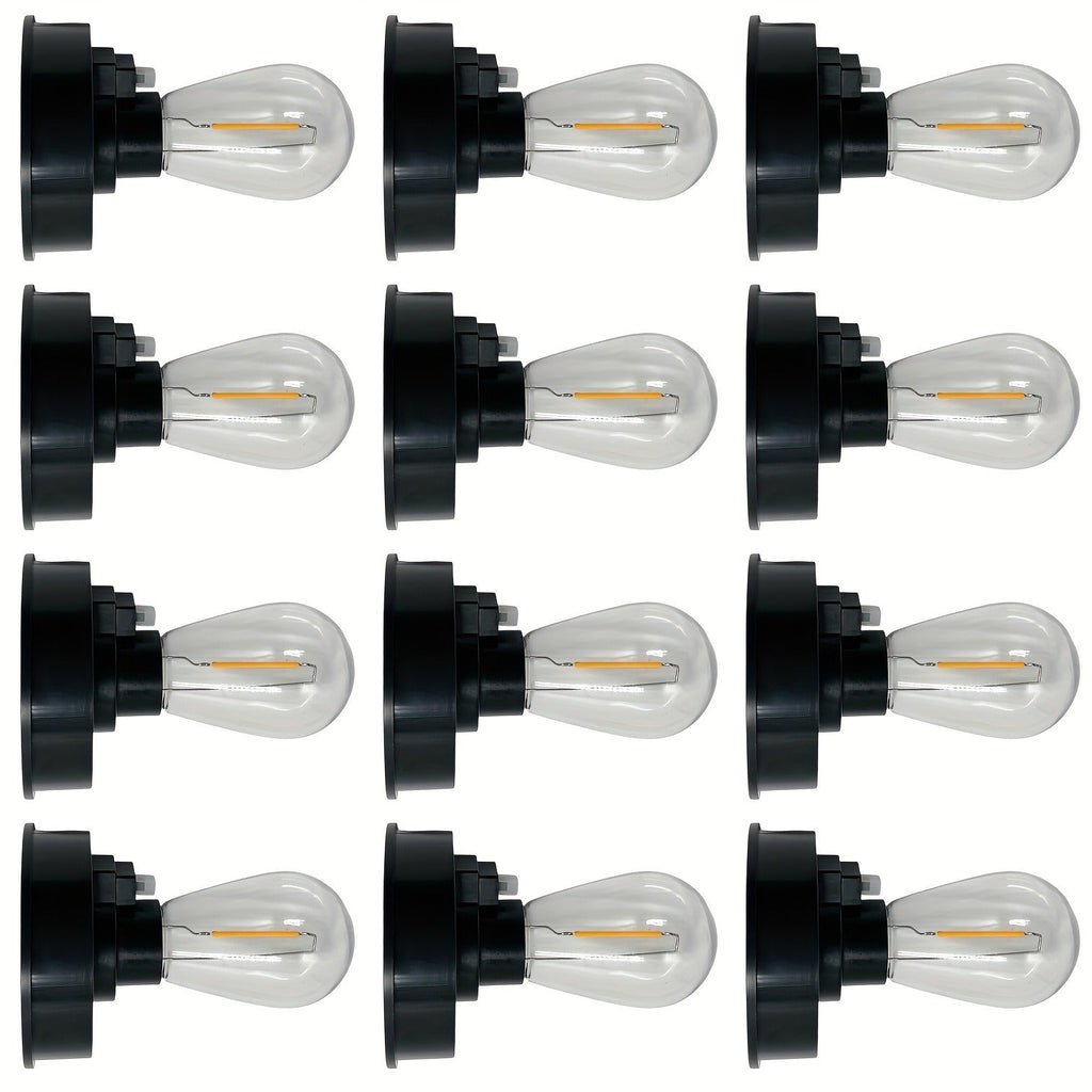 Solar Lantern Replacement Bulb IP65 Waterproof – Outdoor Solar Light Accessory, Top Bulb Replacement Kit | 2, 6 or 12 Pack