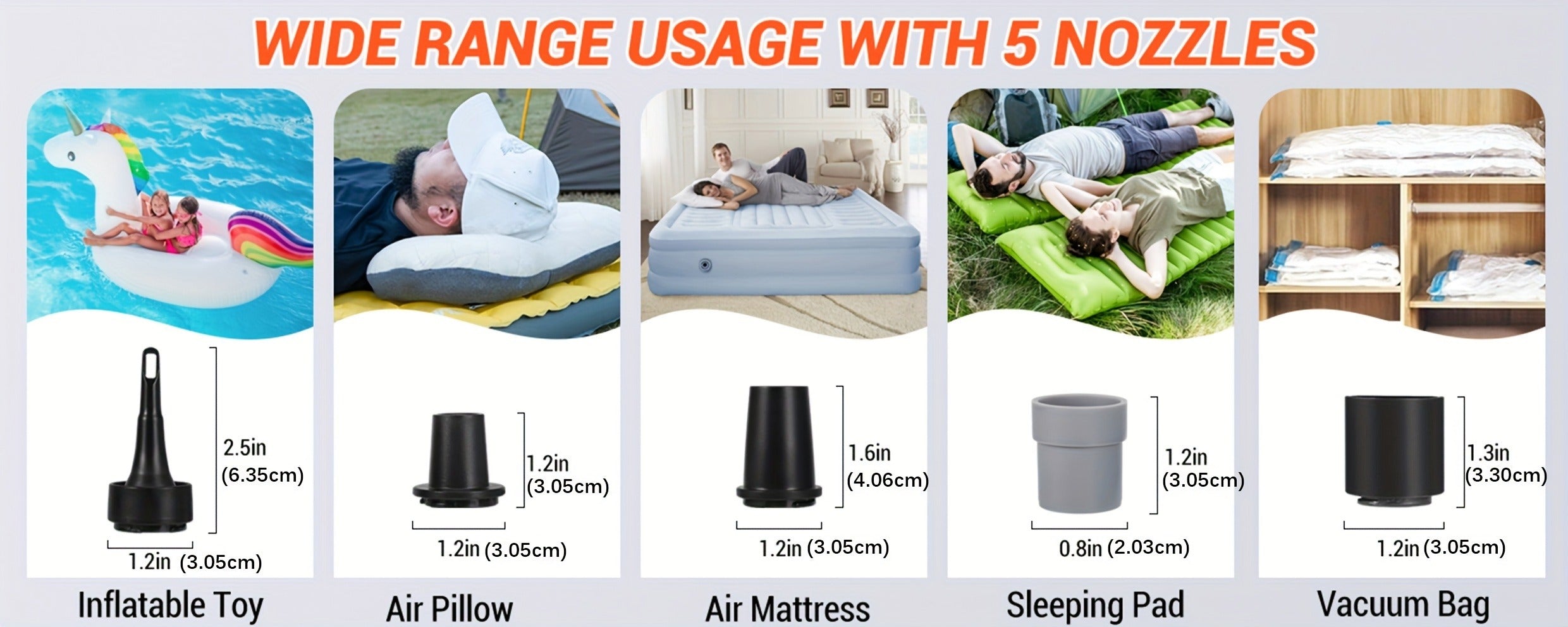 Portable Electric Air Pump 3200mAh – Inflate & Deflate Fast