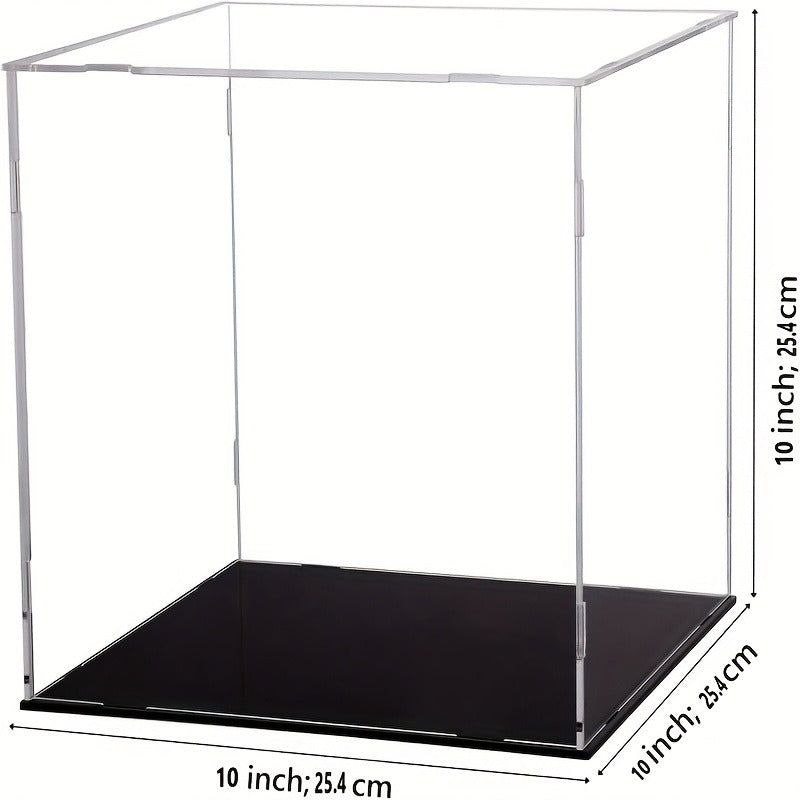 Acrylic Football Display Case Clear Crystal Box with Removable Football Stand Detachable Easy Assembly Memory Storage Display Box for Full Size Football Collectors Gift for Football Fans Athletes
