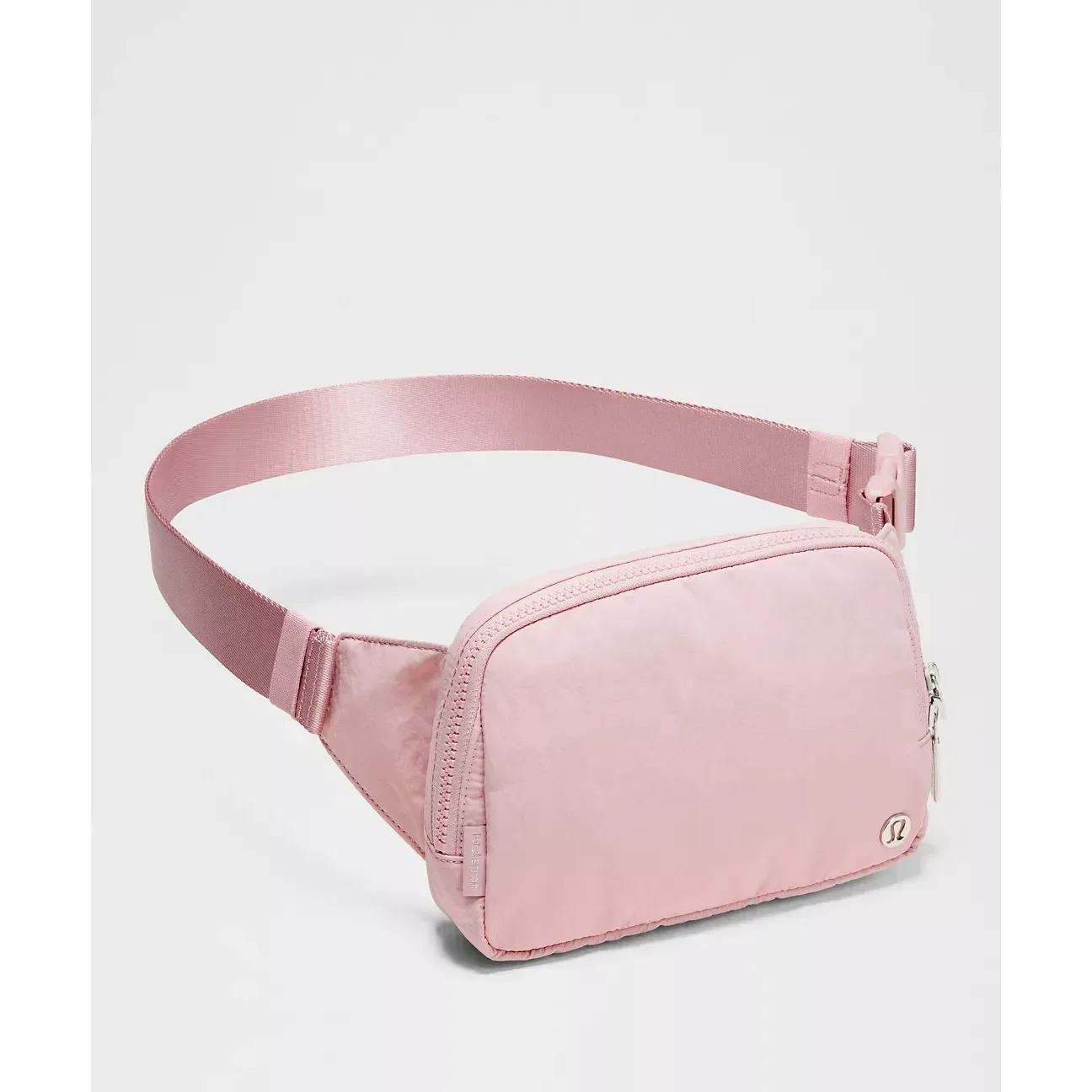 Belt Bag 1L Pink – Compact Crossbody Sling Waist Pack, Adjustable Strap, Zippered Pockets, Hands-Free Everyday Carry for Travel, Gym, Running & Streetwear