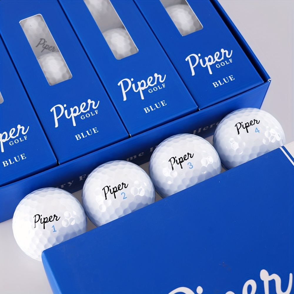 Golf Balls 3-Ply PU Cover with Soft Feel & High Visibility Colors, Professional Distance Golf Ball for Competitive Play and Training, Ideal for Adult Golfers