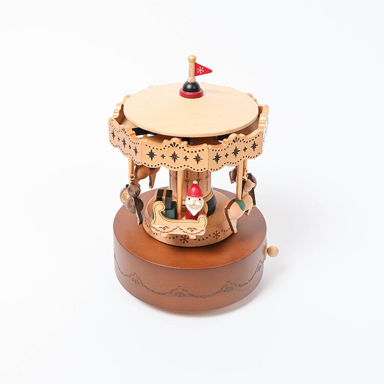 Christmas Carousel Music Box