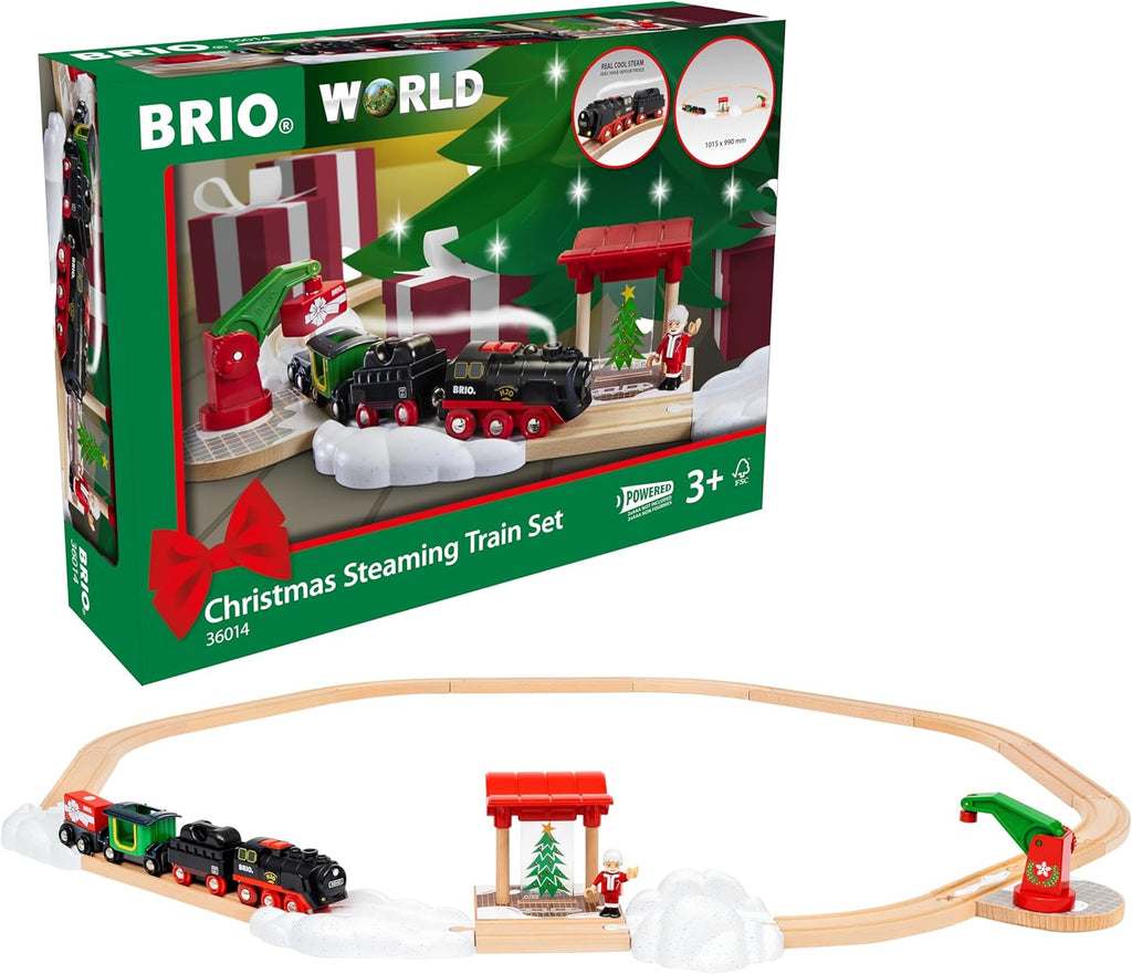 BRIO World Christmas Steaming Train Set