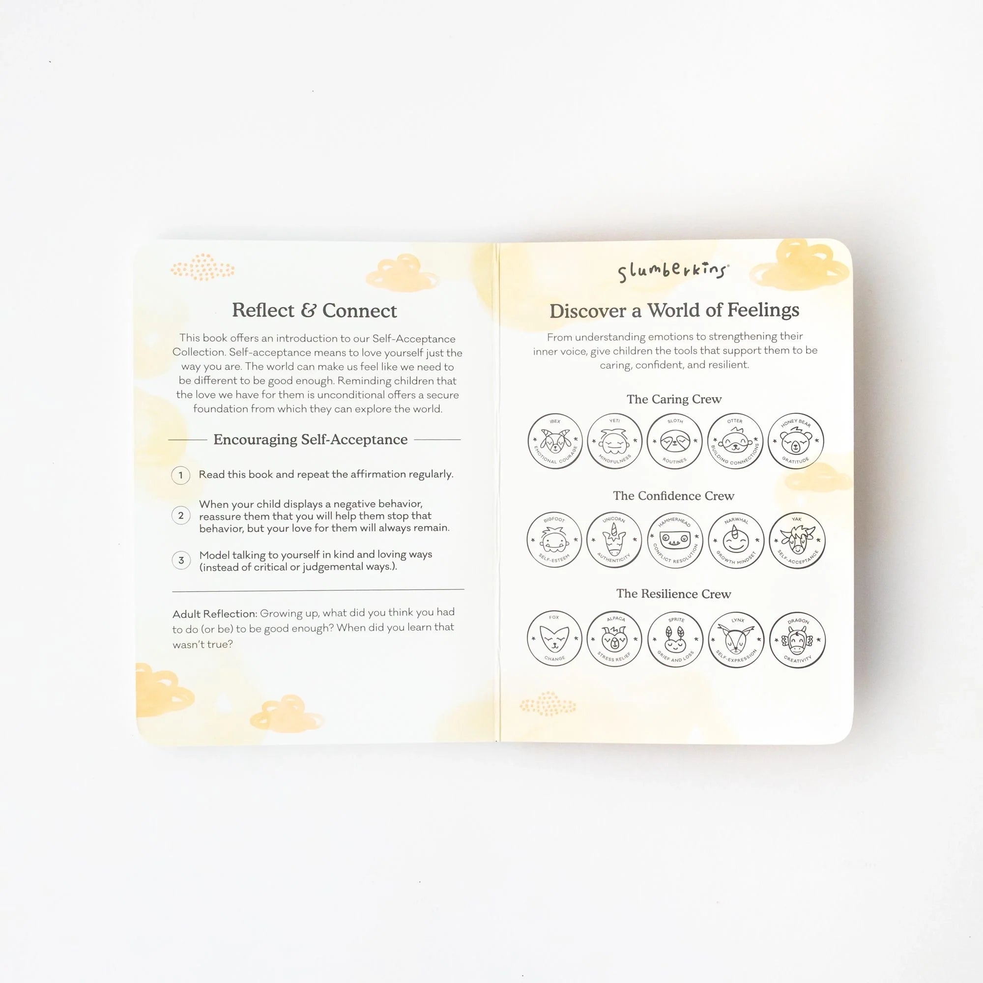 Slumberkins Yak Kin + Lesson Book On Self Acceptance