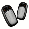 Rechargeable Hand Warmers with COB Light 2 Pack, Magnetic USB Electric Pocket Hand Warmer 12 Hours Heat, Portable Reusable Handwarmer for Camping Hiking Hunting, Christmas Gifts for Women Men
