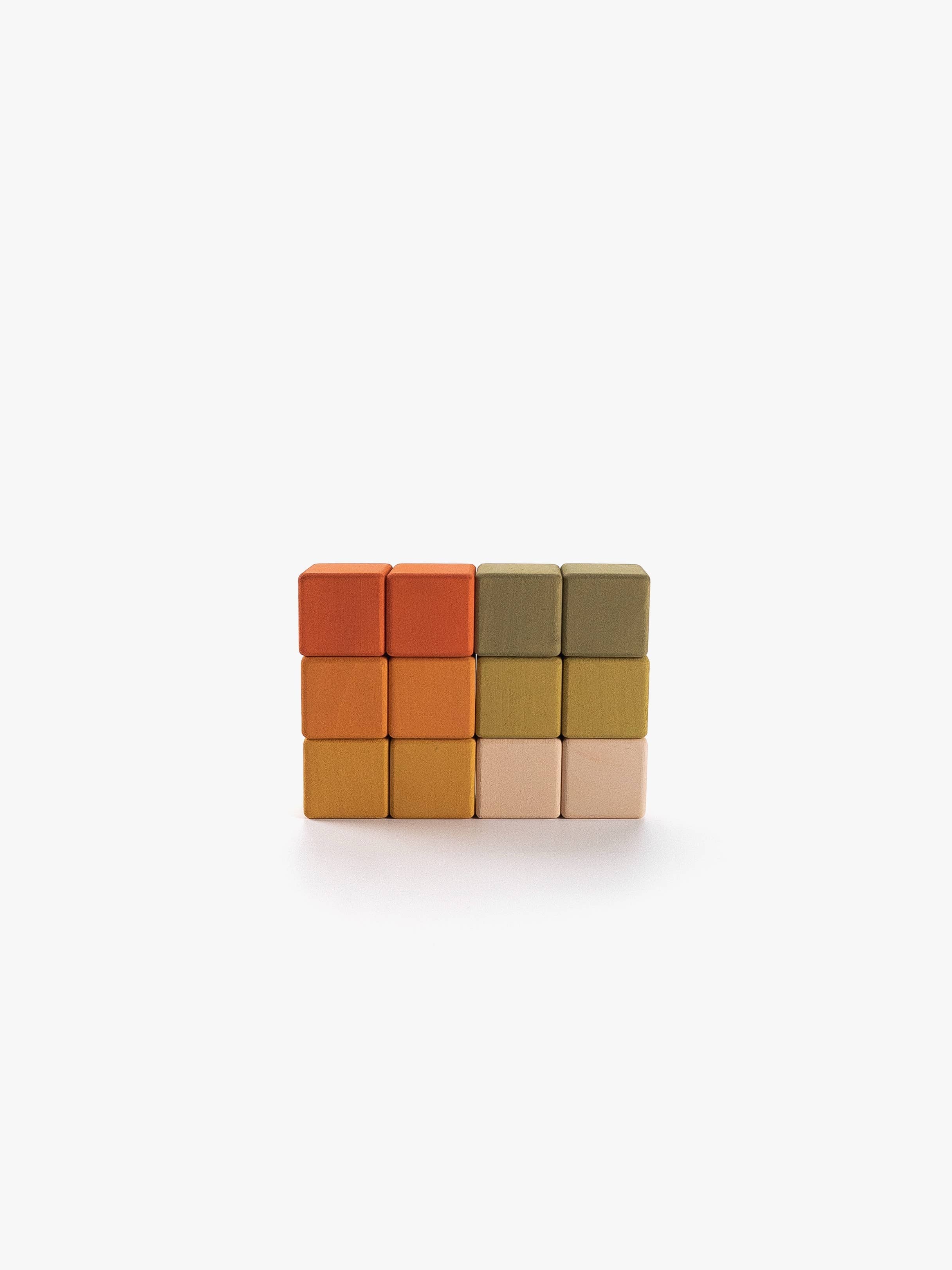 Sabo Concept Mini Wooden Blocks - Flower Meadow