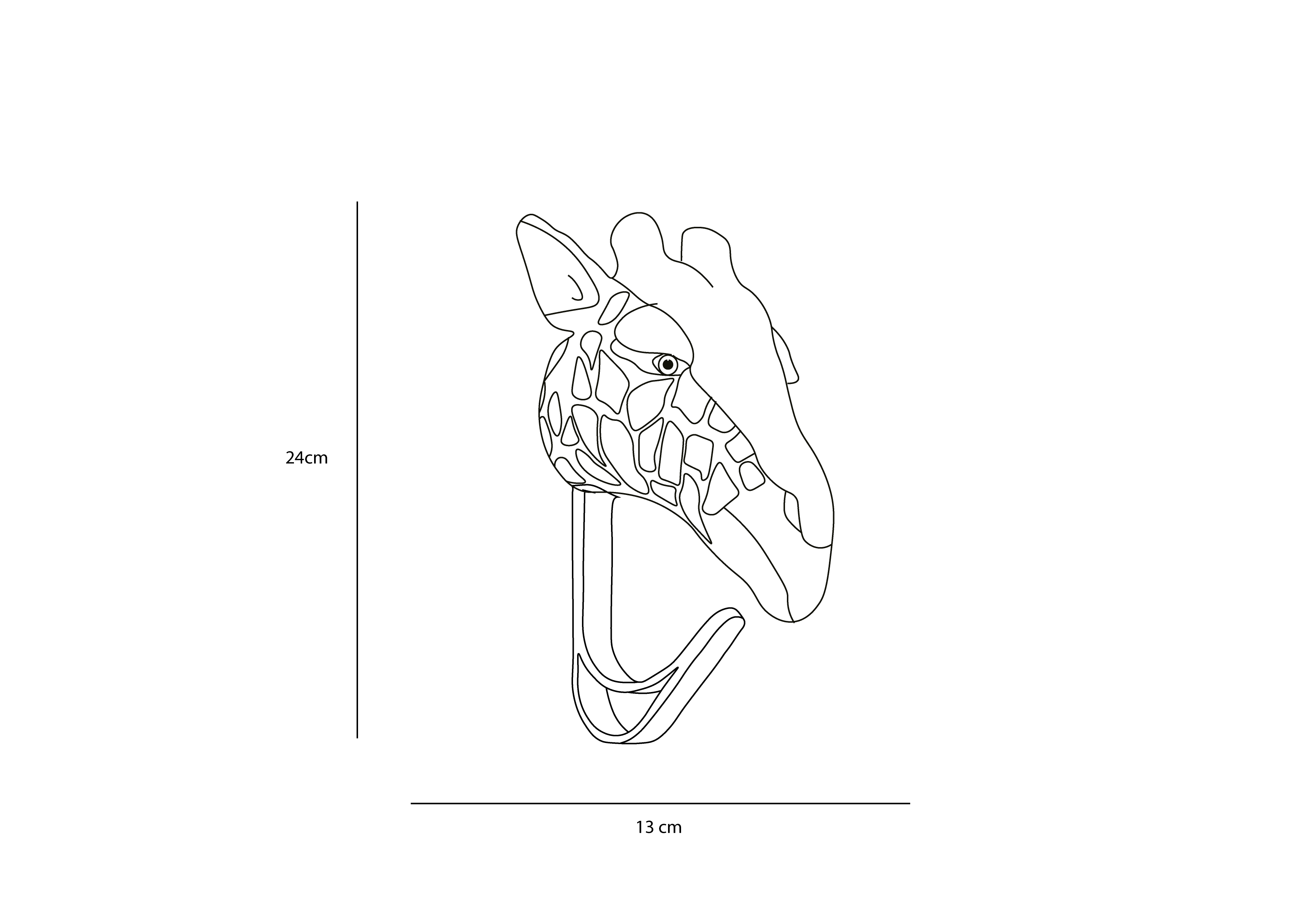 Coat Hanger - Giraffe