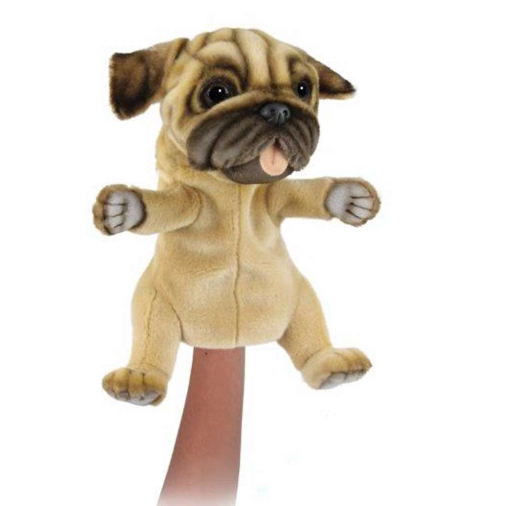 Pug Dog Puppet (ships in one week)
