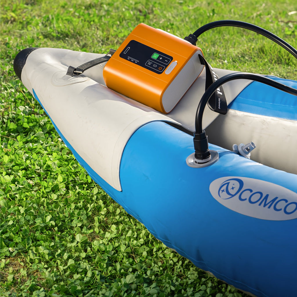 Smart High-Pressure Air Pump, LCD Auto-Stop & USB Fast Charge