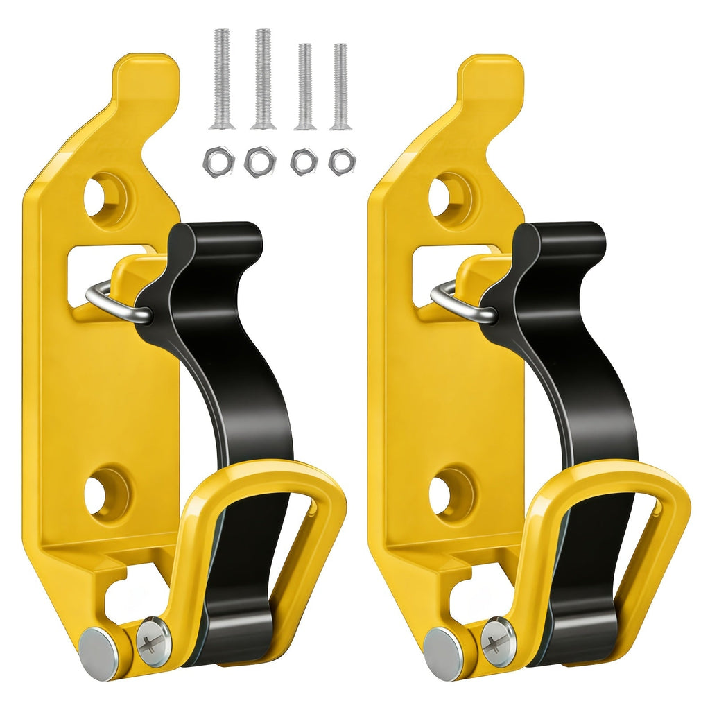 Roof Rack Shovel Mount 2-Pack – Metal Clamp Bracket Kit with Rubber Clamps, Quick Release Axe Holder for Roof Rack, Truck Bed, Boat, RV & Trailer, Fits Shovels, Axes & Long Handle Tools