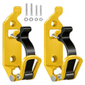 Roof Rack Shovel Mount 2-Pack – Metal Clamp Bracket Kit with Rubber Clamps, Quick Release Axe Holder for Roof Rack, Truck Bed, Boat, RV & Trailer, Fits Shovels, Axes & Long Handle Tools