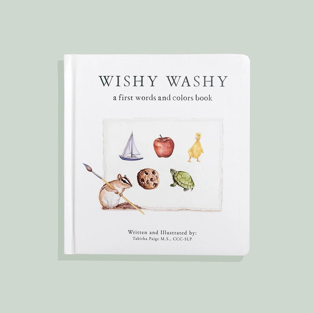 Wishy Washy: A Board Book of First Words and Colors