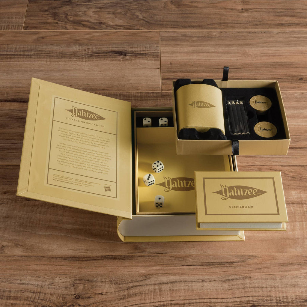 Board Game: Yahtzee Vintage Bookshelf Edition
