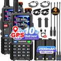 Baofeng Ham Radio 5RH Pro GPS 10W Long Range Walkie Talkie 2 Pack