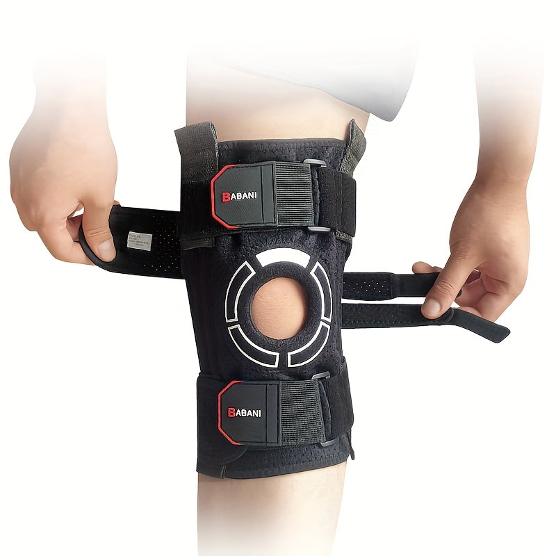 Knee Compression Sleeve Brace for Men Women – Non-Slip Silicone Grip, Sweat-Resistant Support for Hiking, Cross-Training & Skiing