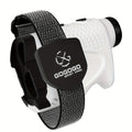 Magnetic Golf Rangefinder Strap Mount - Universal Adjustable Holder Band with Strong Magnet for Golf Cart Attachment | Fits All Rangefinder Brands, Slim Non-Slip Nylon Design, Black