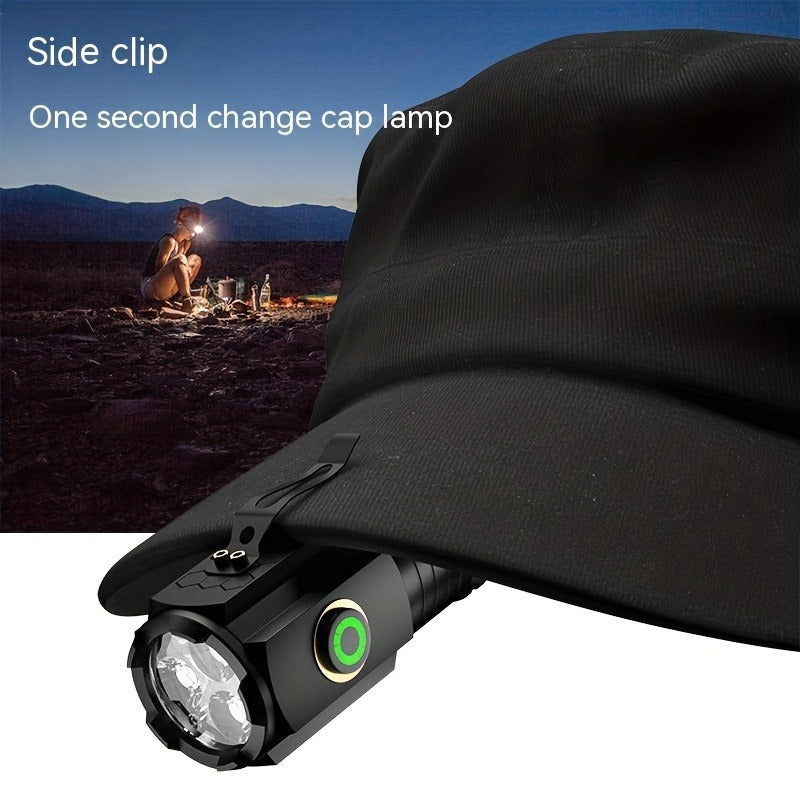 Magnetic LED Flashlight, 3000 Lumen Super Bright Rechargeable Torch with Strong Magnet Base, 300M Long Range Flood Beam for Outdoor, Camping, Household & Emergency Use