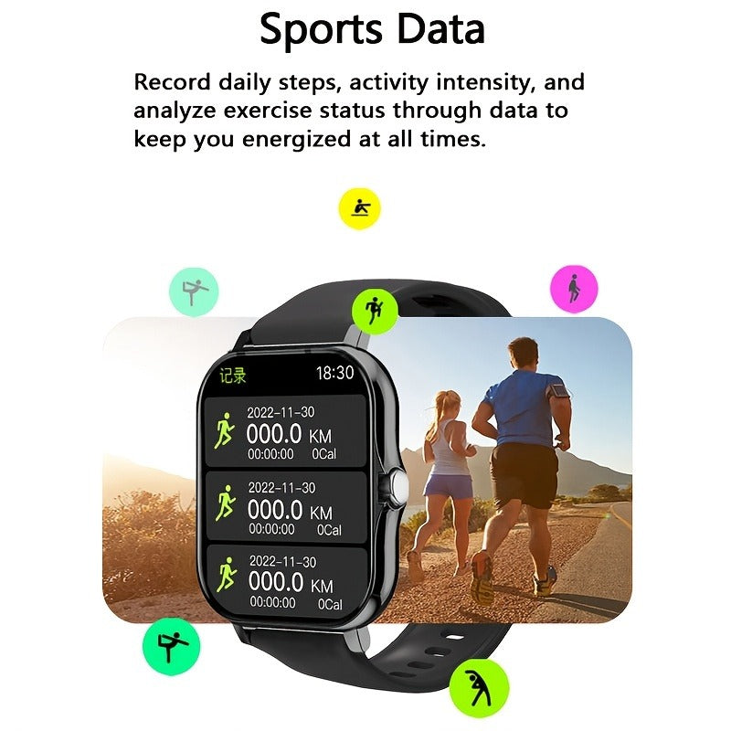 Smart Watch with Calling 1.83 Inch Touch Screen 100 Fitness Functions