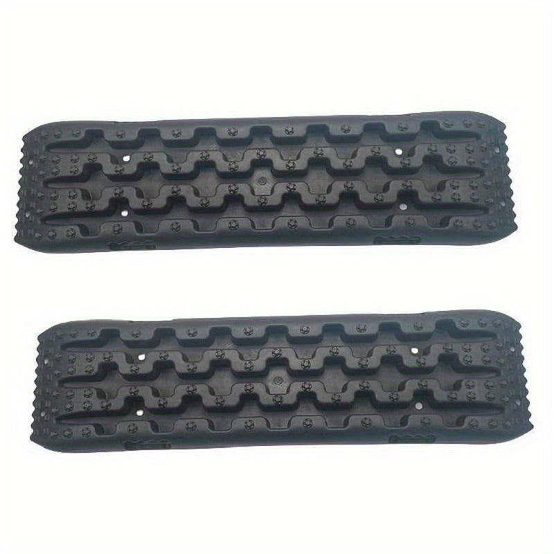 Vehicle Recovery Traction Boards 2-Pack – Heavy-Duty Anti-Slip Off-Road Escape Boards for Snow, Mud & Sand, Reinforced PP Material, 10-Ton Load Capacity, Emergency Self-Rescue for 4WD & SUV
