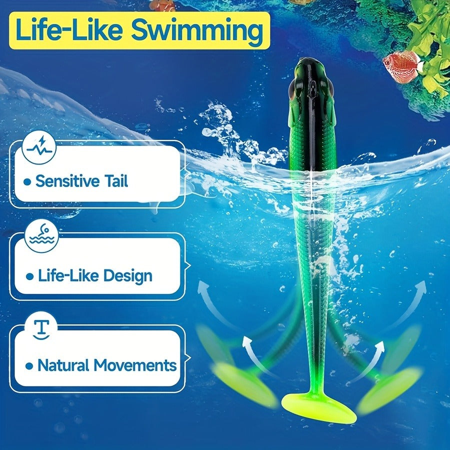 Paddle Tail Soft Bait 6pcs Pre-Rigged Jig Head Lure for Sea Bass Trout Fishing – Saltwater & Freshwater Swimbait Sinking Soft Plastic Fishing Lure Set