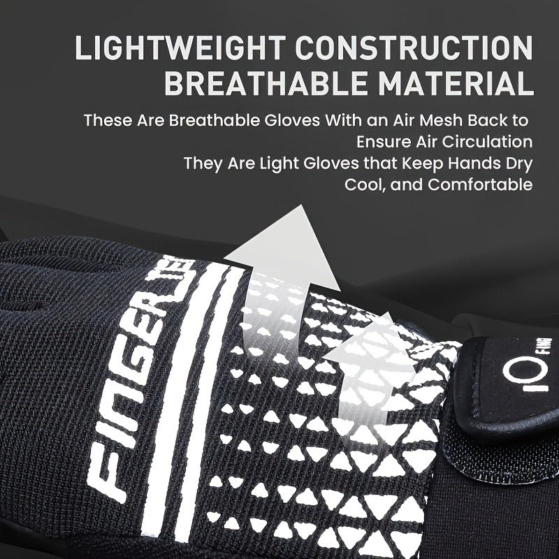 Workout Gloves Full Finger Touchscreen Gel Padded Anti-Slip for Men Women Gym Weight Lifting Cycling Fitness Driving Exercise Training Gloves S-XL