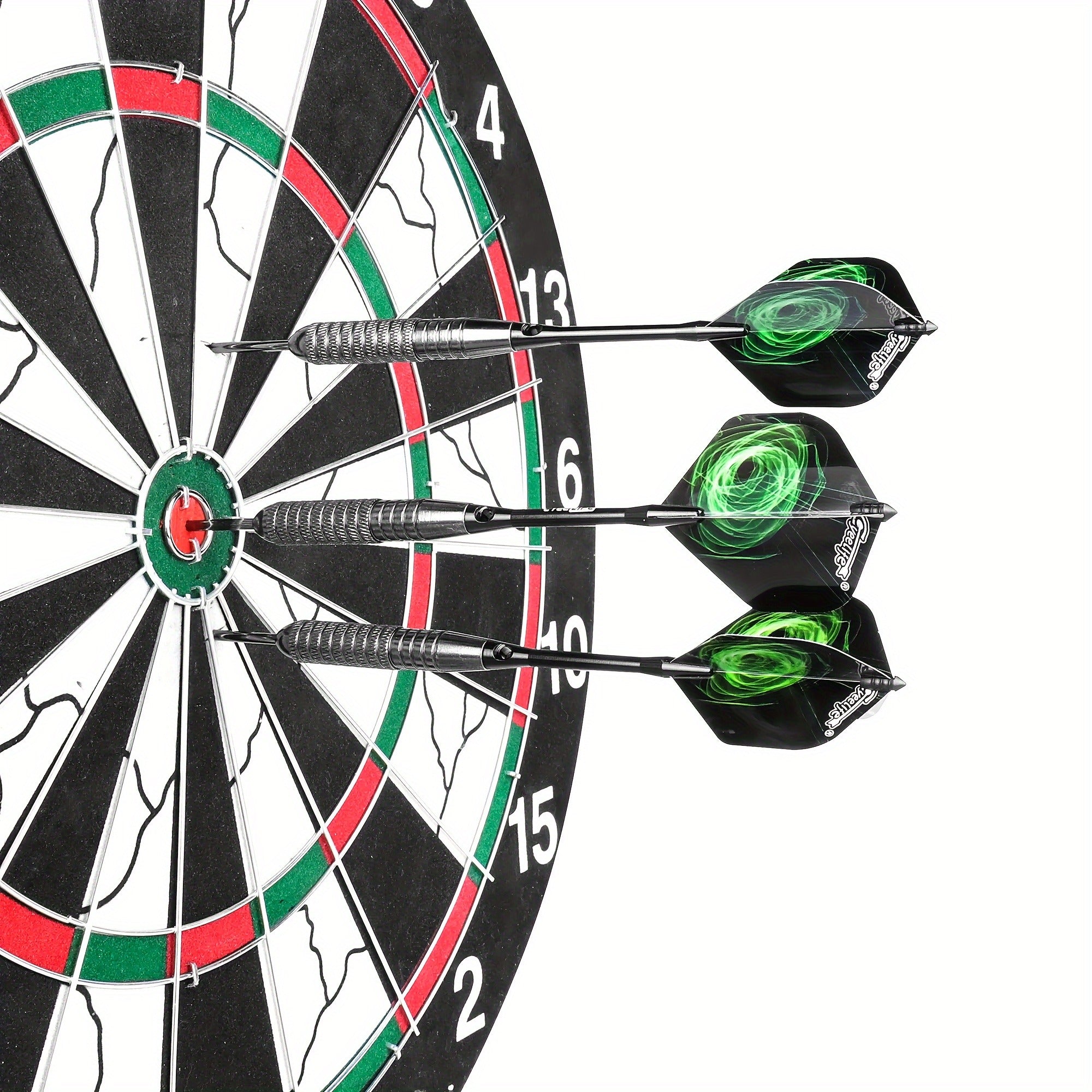 Professional Steel Tip Darts Set with Carrying Case - Aluminum & PVC Shafts, Extra Replacement Flights & Plastic Protectors, Complete Dart Accessory Kit for Dartboard Practice
