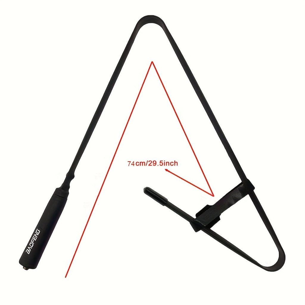 Foldable Tactical Antenna for Baofeng Two-Way Radio – 29.13" Female Connector, High Gain, SMA-F Compatible